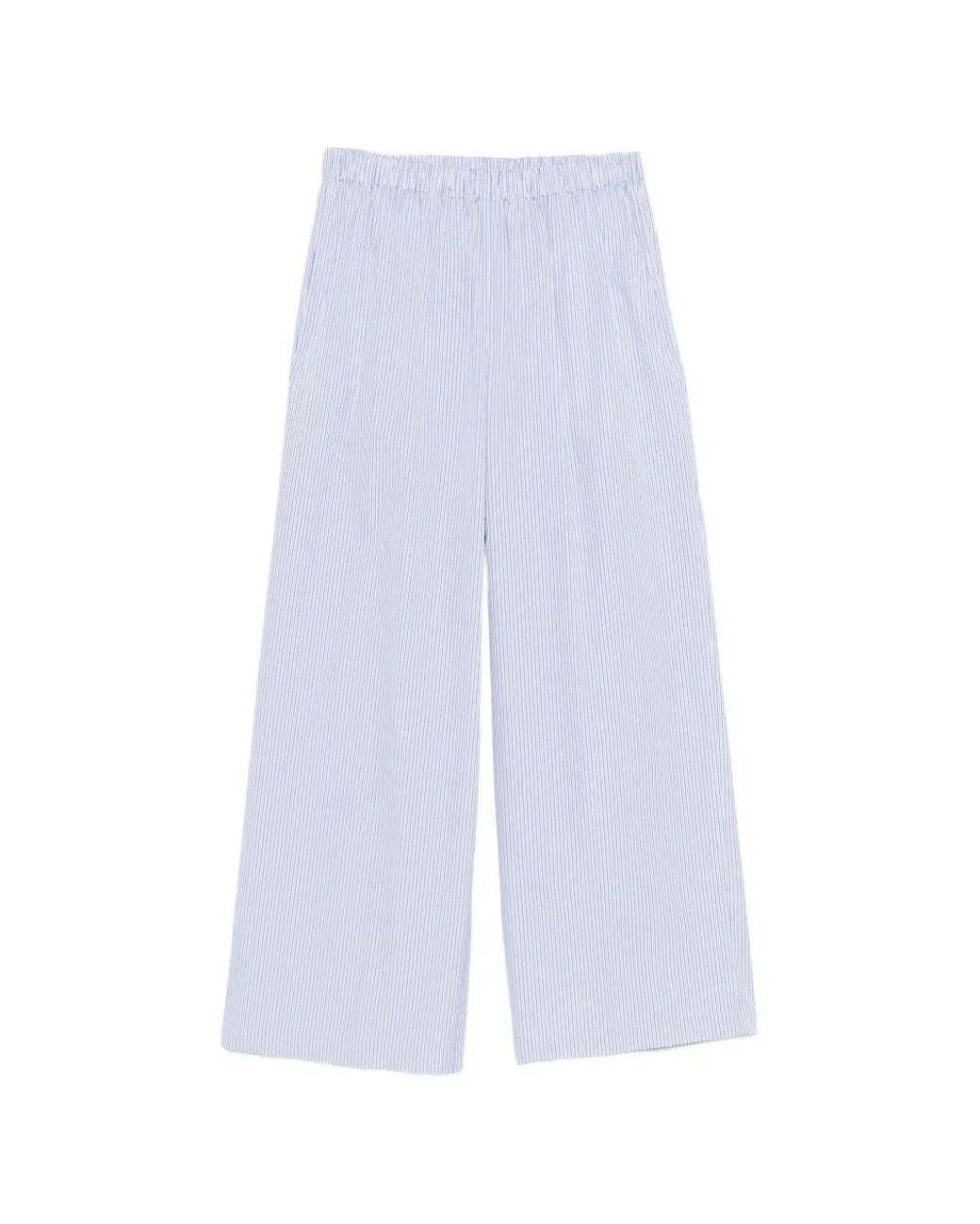 Aspesi White Striped Trousers