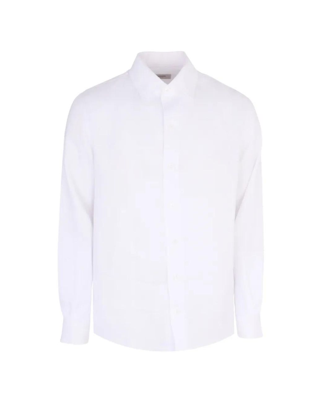 Agnona White Long-Sleeve Shirt for men