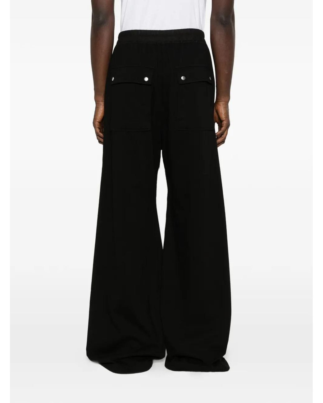 Rick Owens Black "Geth Belas" Trousers for men