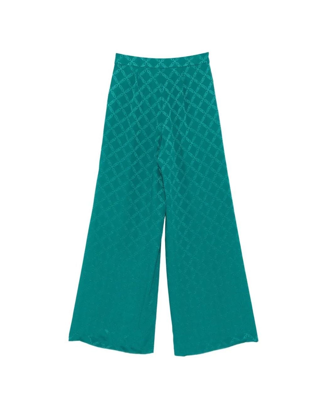 Michael Kors Green Monogram Trousers