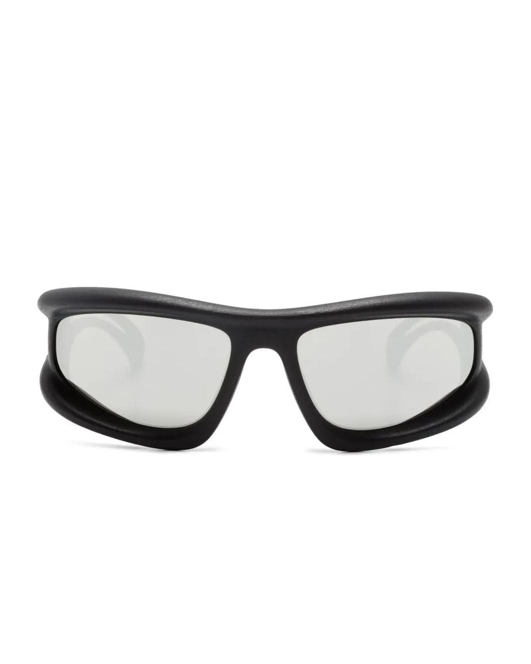 Mykita Black Marfa Biker-Style Frame Sunglasses for men