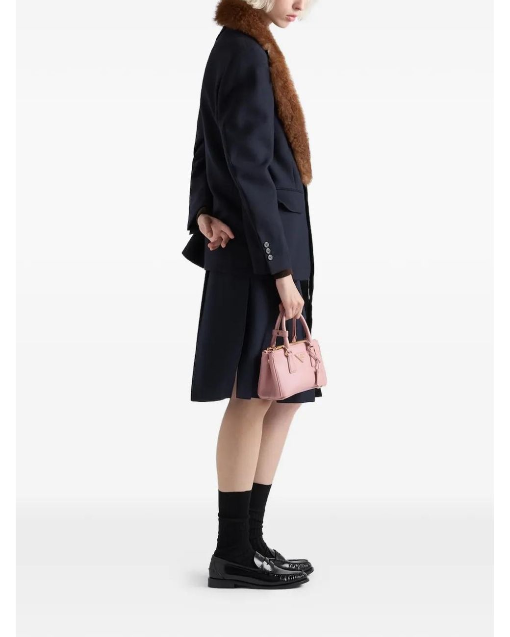 Prada Pink Mini Galleria Tote Bag
