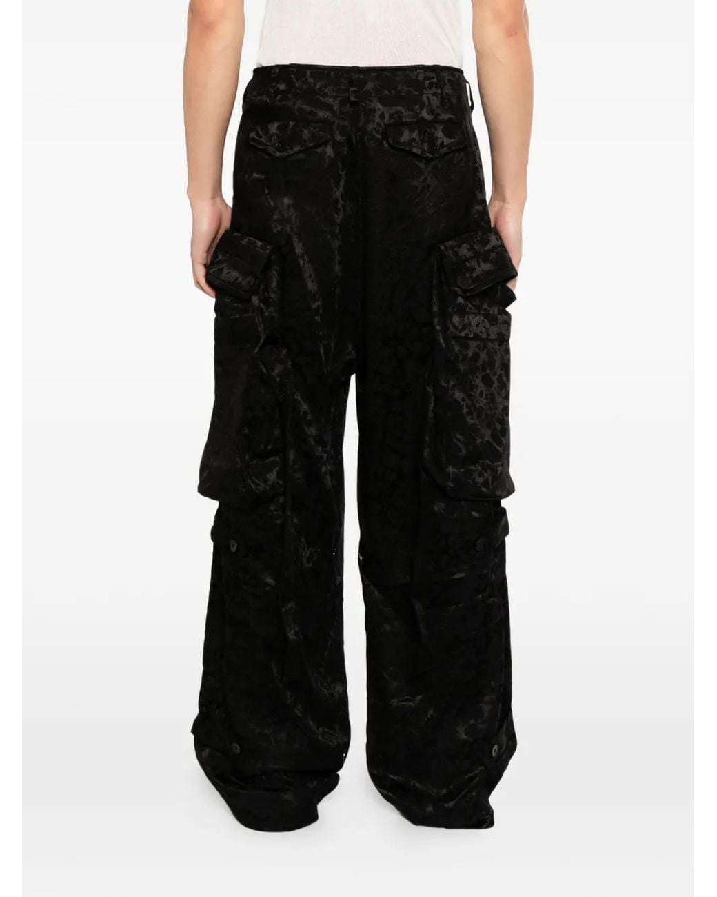Julius Black Gas Mask Trousers for men