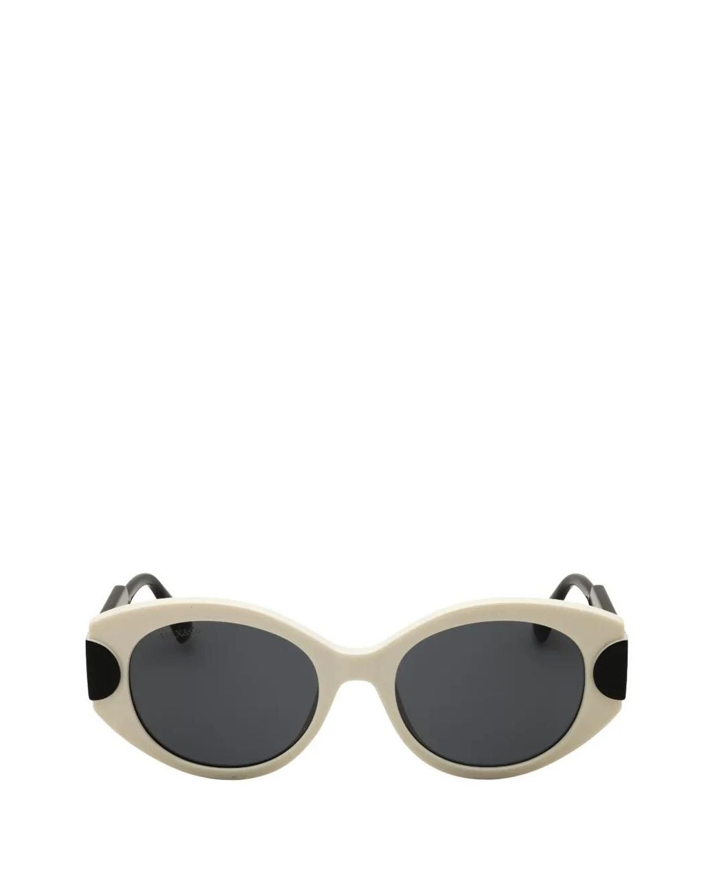 MAX&Co. Natural Oval-Frame Sunglasses