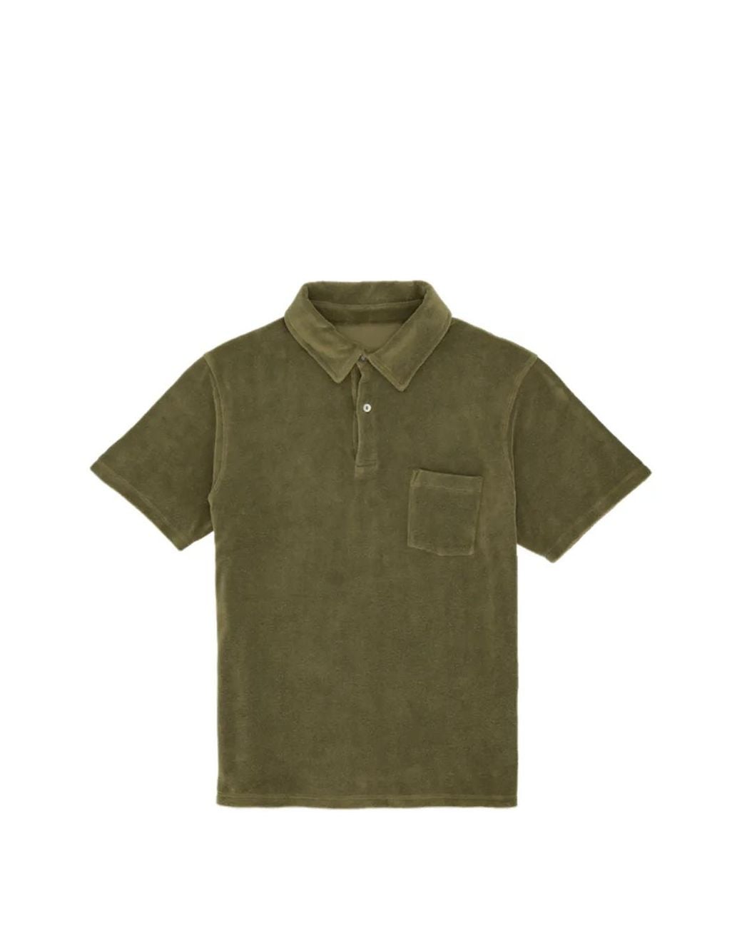 Fortela Green Missourim Pocket-Button Polo Shirt for men