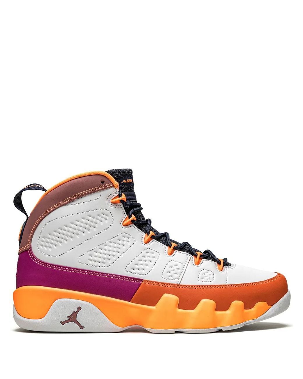 Nike Orange Air 9 Retro "Change The World" Sneakers