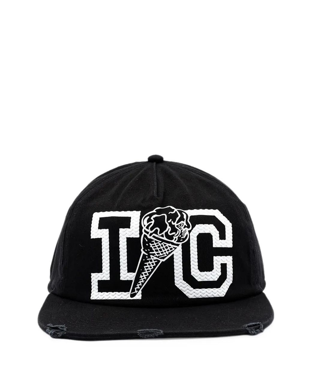 BBCICECREAM Black Cone Hat Graphic-Print Baseball Cap for men