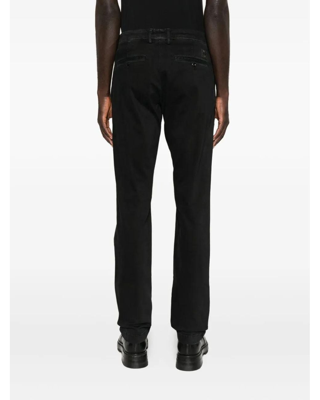 Jacob Cohen Black Cotton Elastane Pants for men