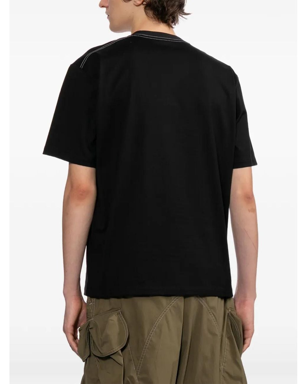 And Wander Black Logo T-Shirt for men
