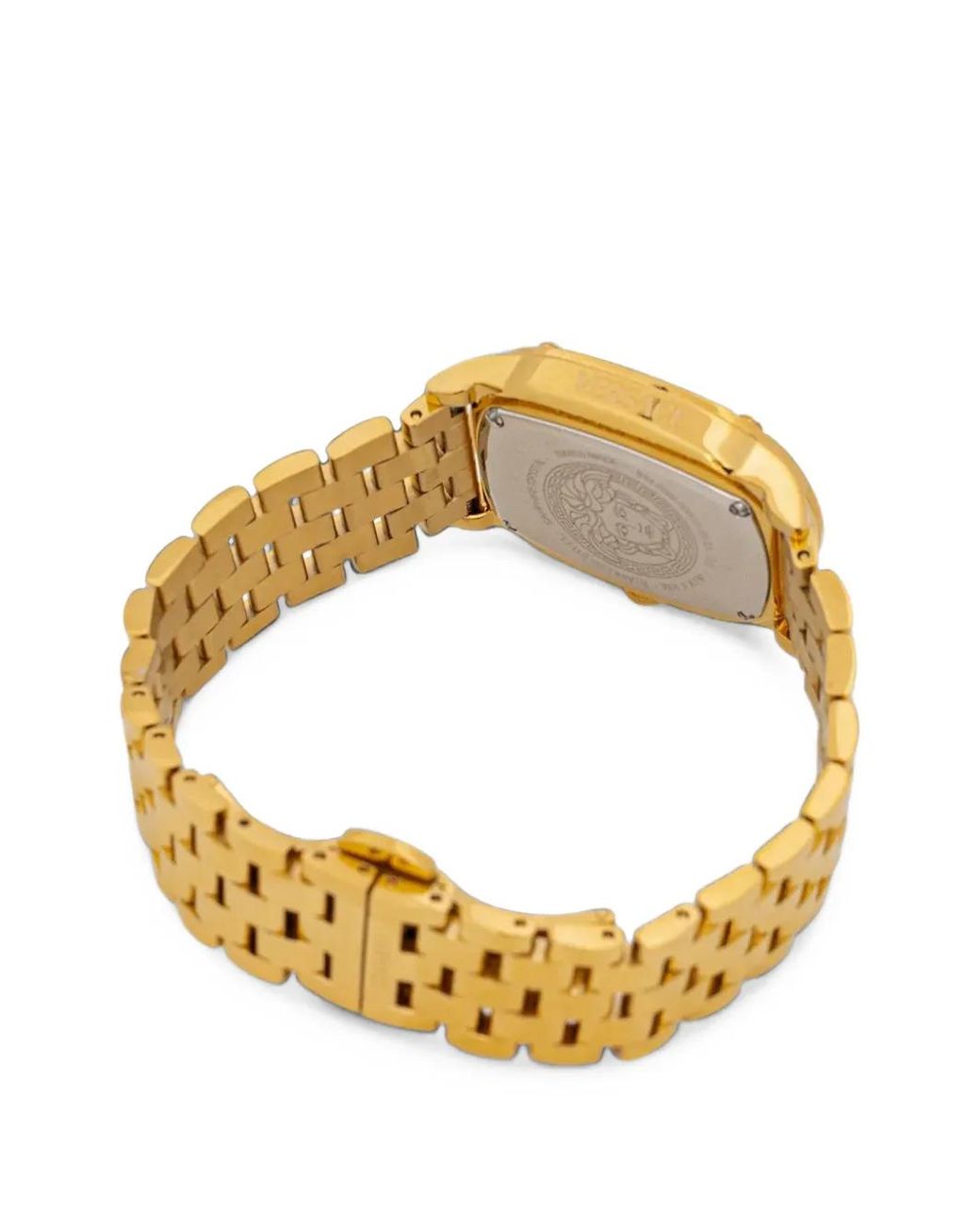Versace Metallic Greca-Patterned-Bezel 29Mm Watch