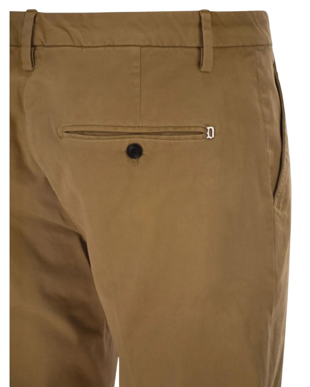 Dondup Natural Spiritissimo Gabardine Chino Trousers for men