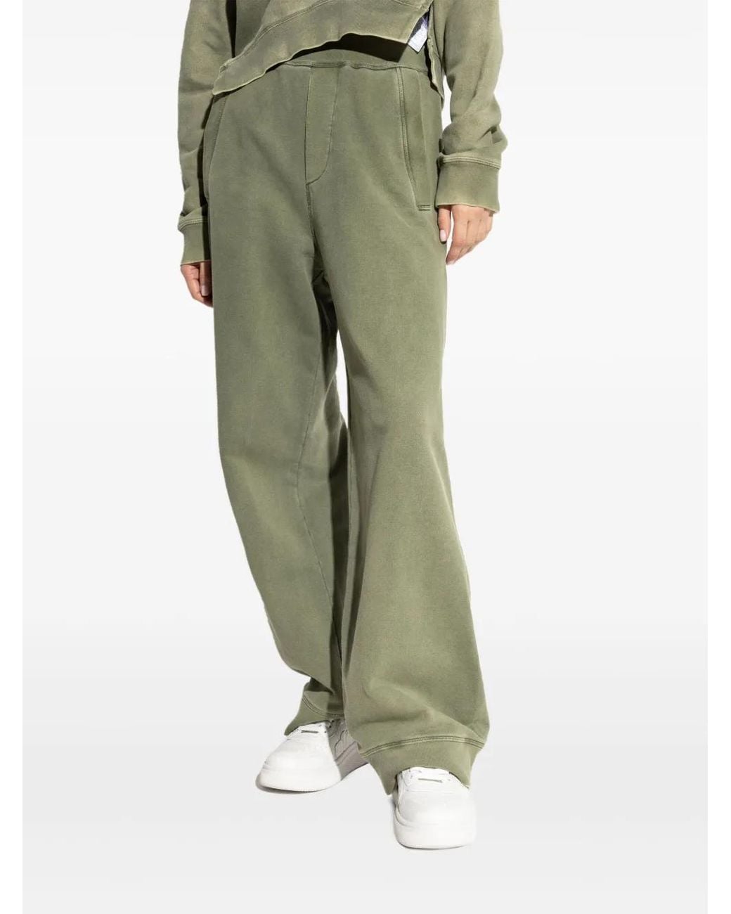 DSquared² Green Cotton Track Pants