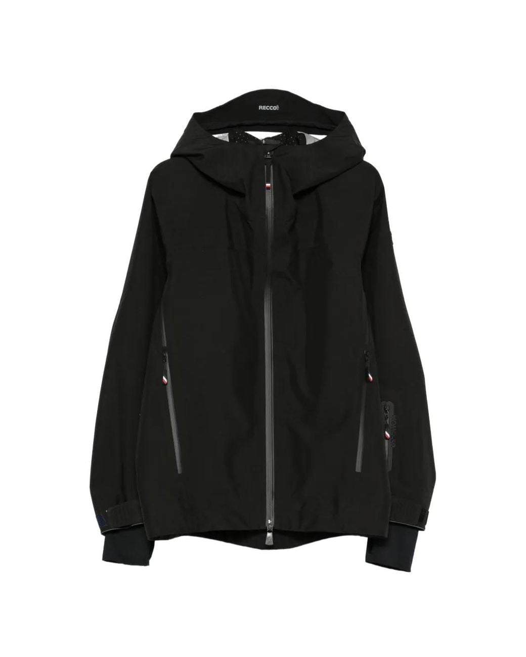 Moncler Black Gore-Tex Hooded Jacket for men