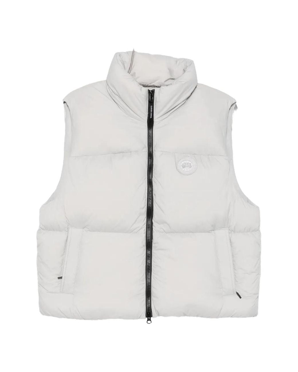 Canada Goose White Quilted Gilet