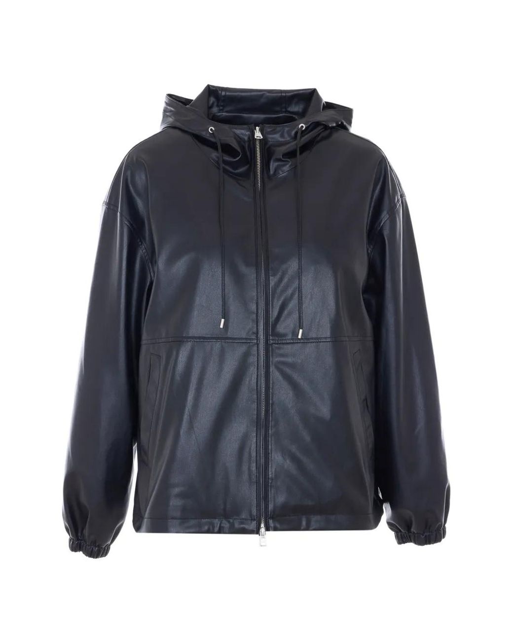 DUNST Blue Hooded Zip Jacket