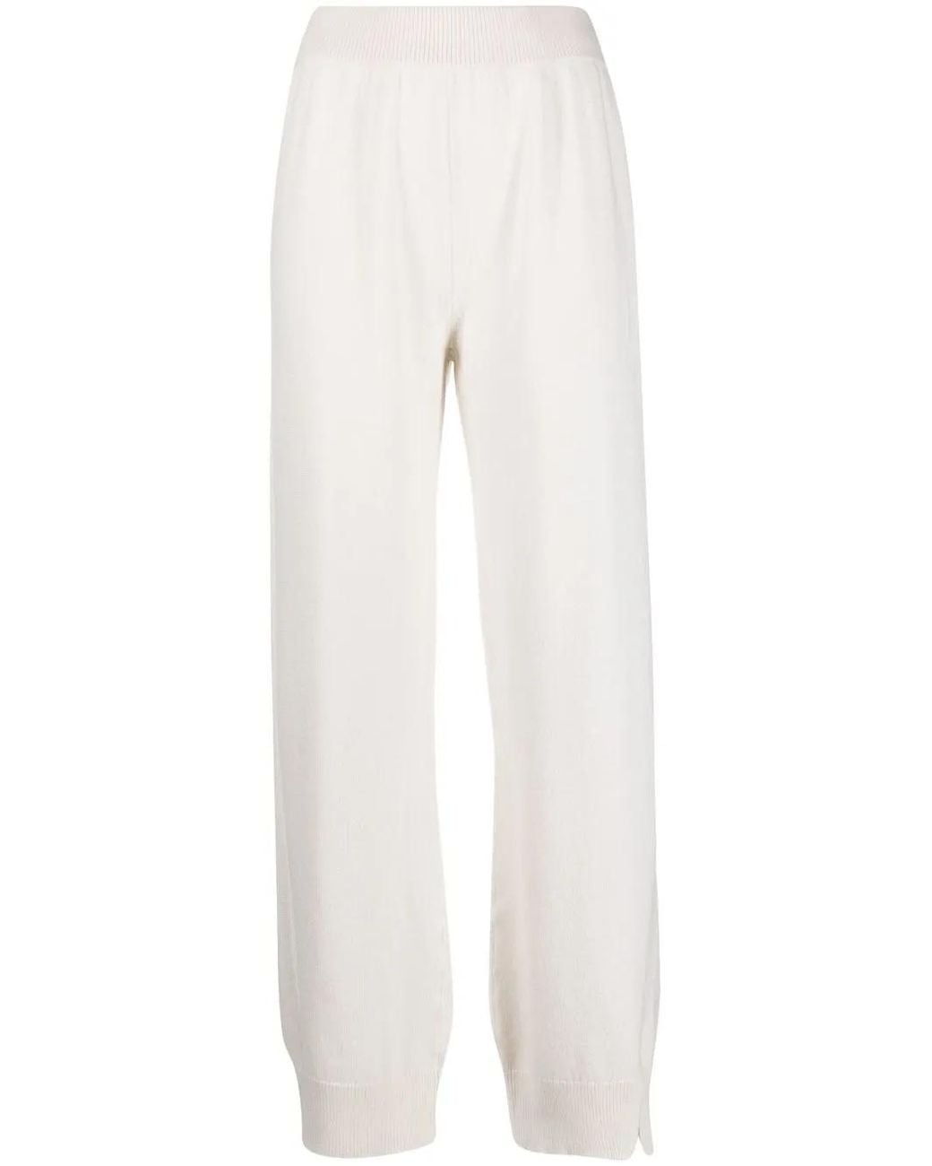 Barrie White Tapered-Leg Cashmere Trousers