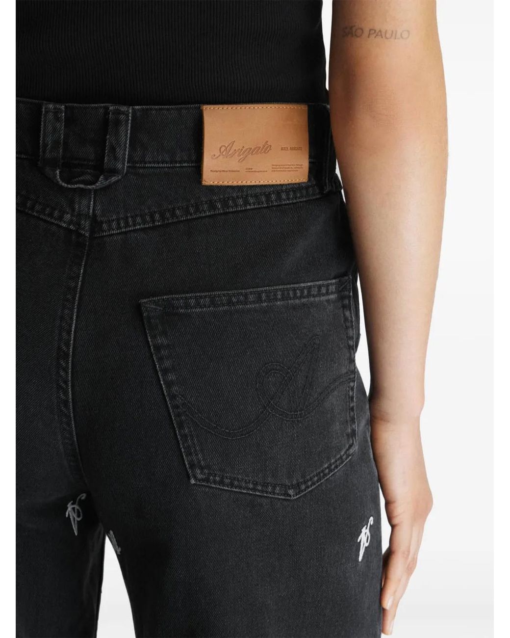 Axel Arigato Blue Clara Wide-Leg Jeans