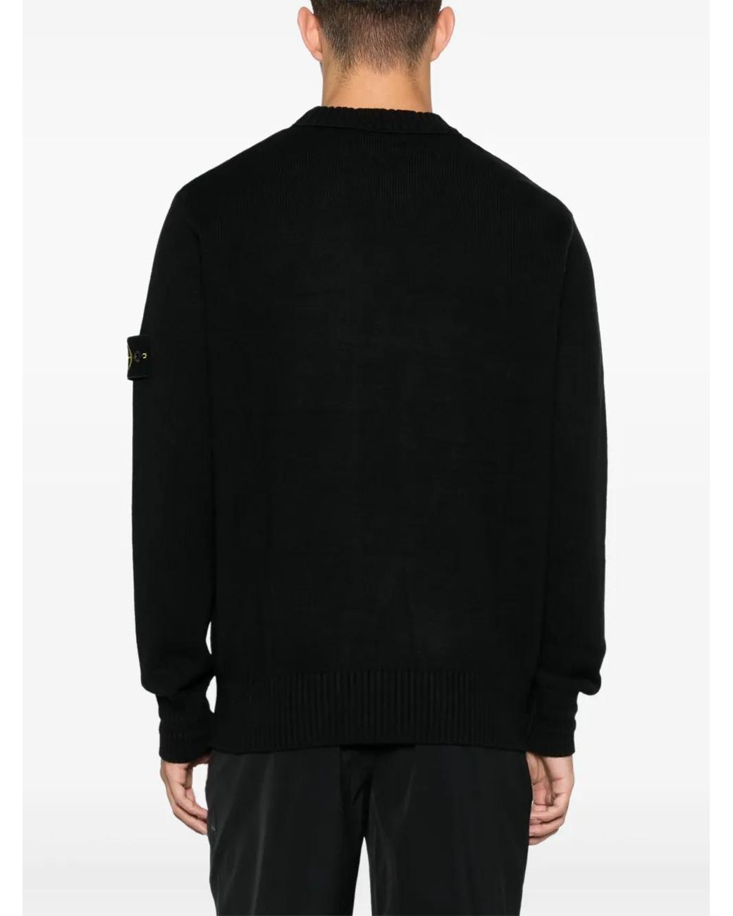 Stone Island Pullover Mit Kompass-Patch in Black für Herren