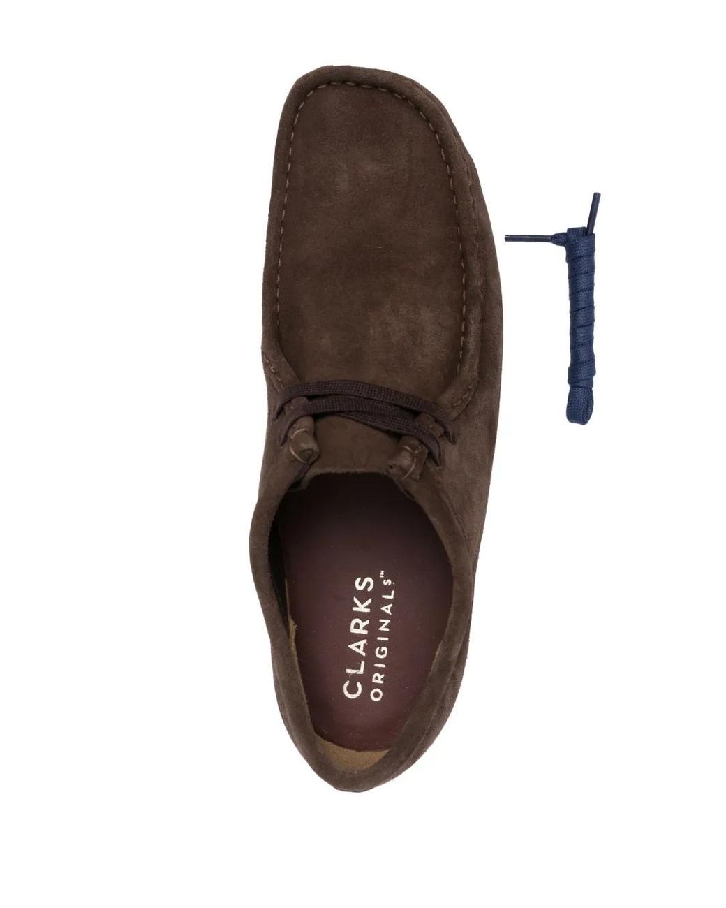 Clarks Brown Wallabee Suede Loafers for men