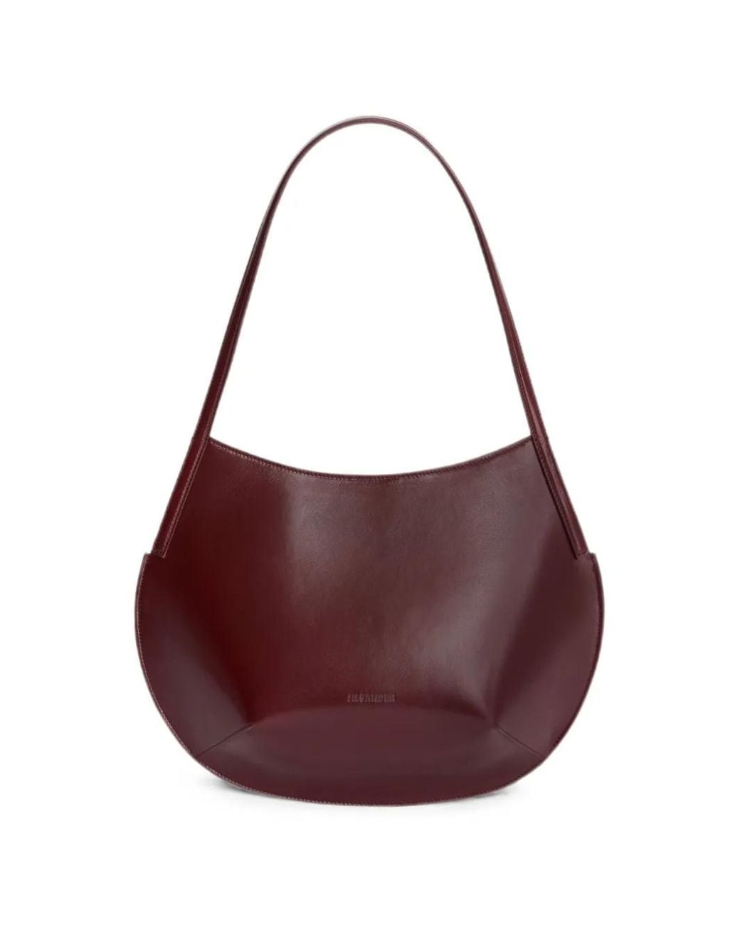 Jil Sander Purple Kante Angular Shoulder Bag