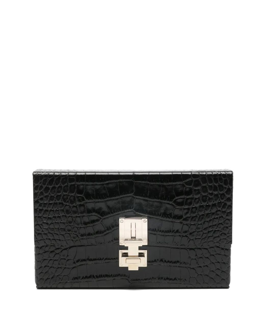 Tom Ford Black Tone-Hardware Clutch Bag