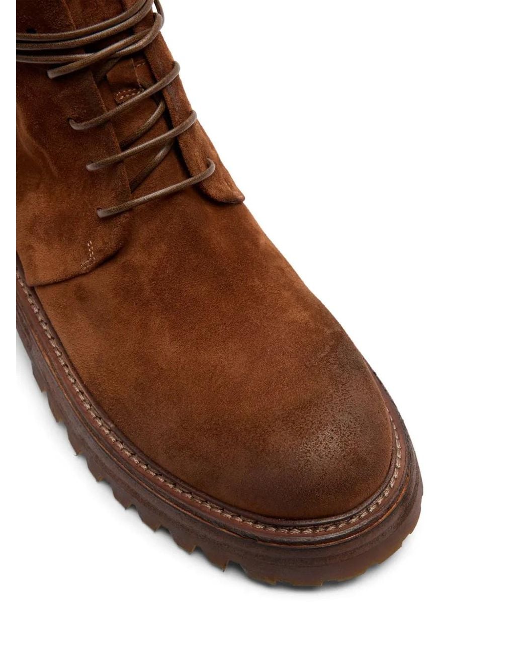 Marsèll Brown Carrucola Suede Boots for men