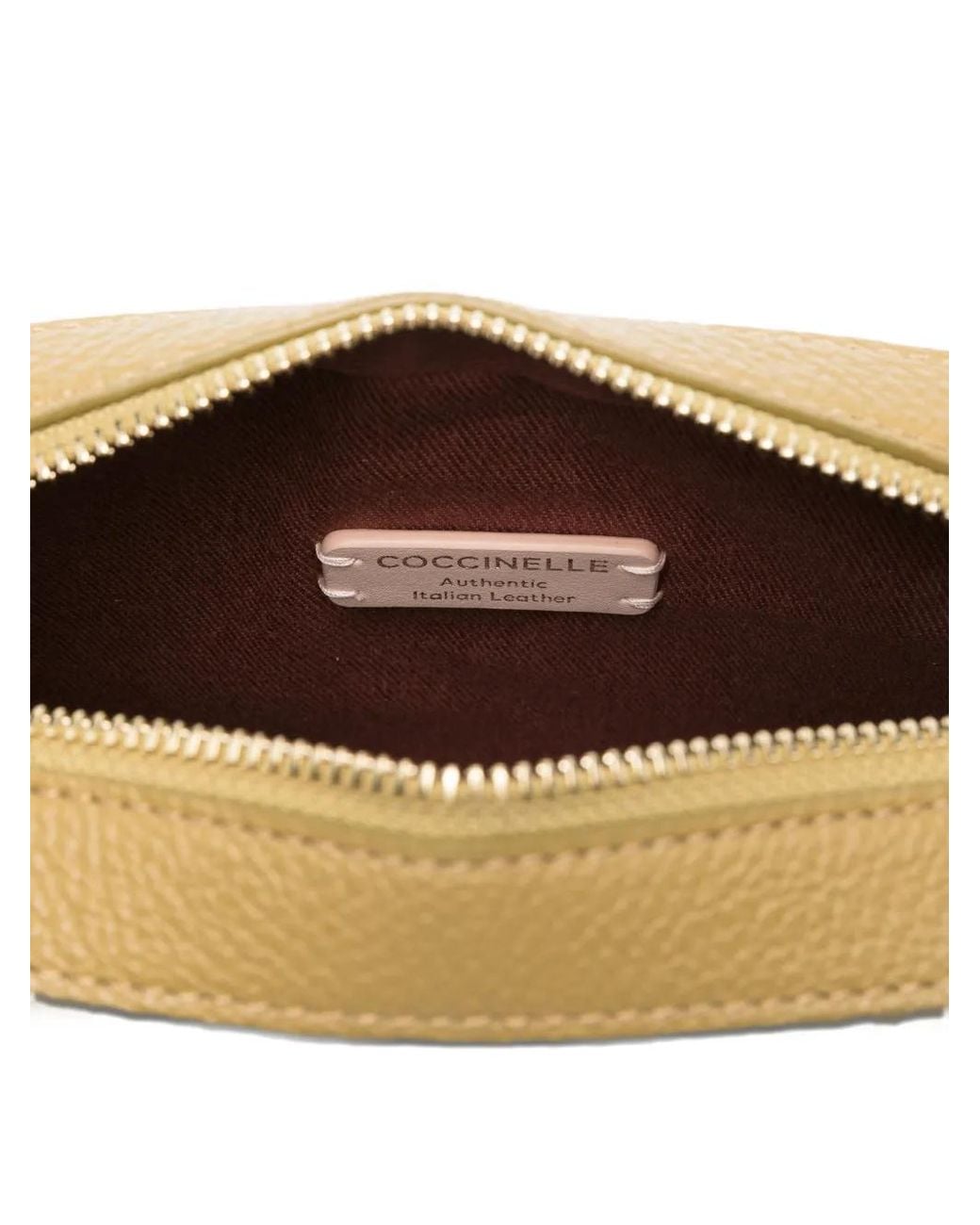 Bandolera Pebble Coccinelle de color Natural