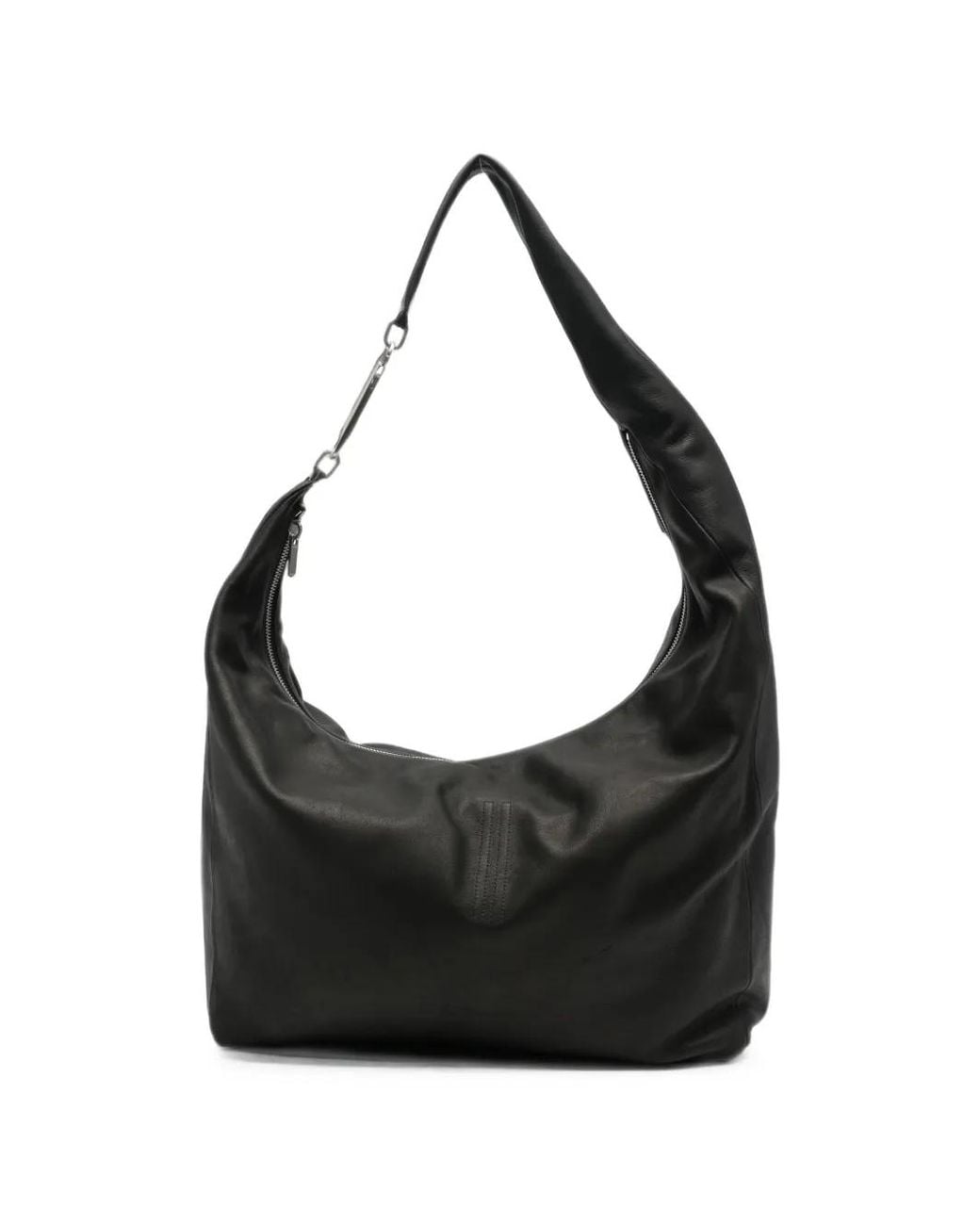 Rick Owens Black Sac Cabas Gemini En Cuir