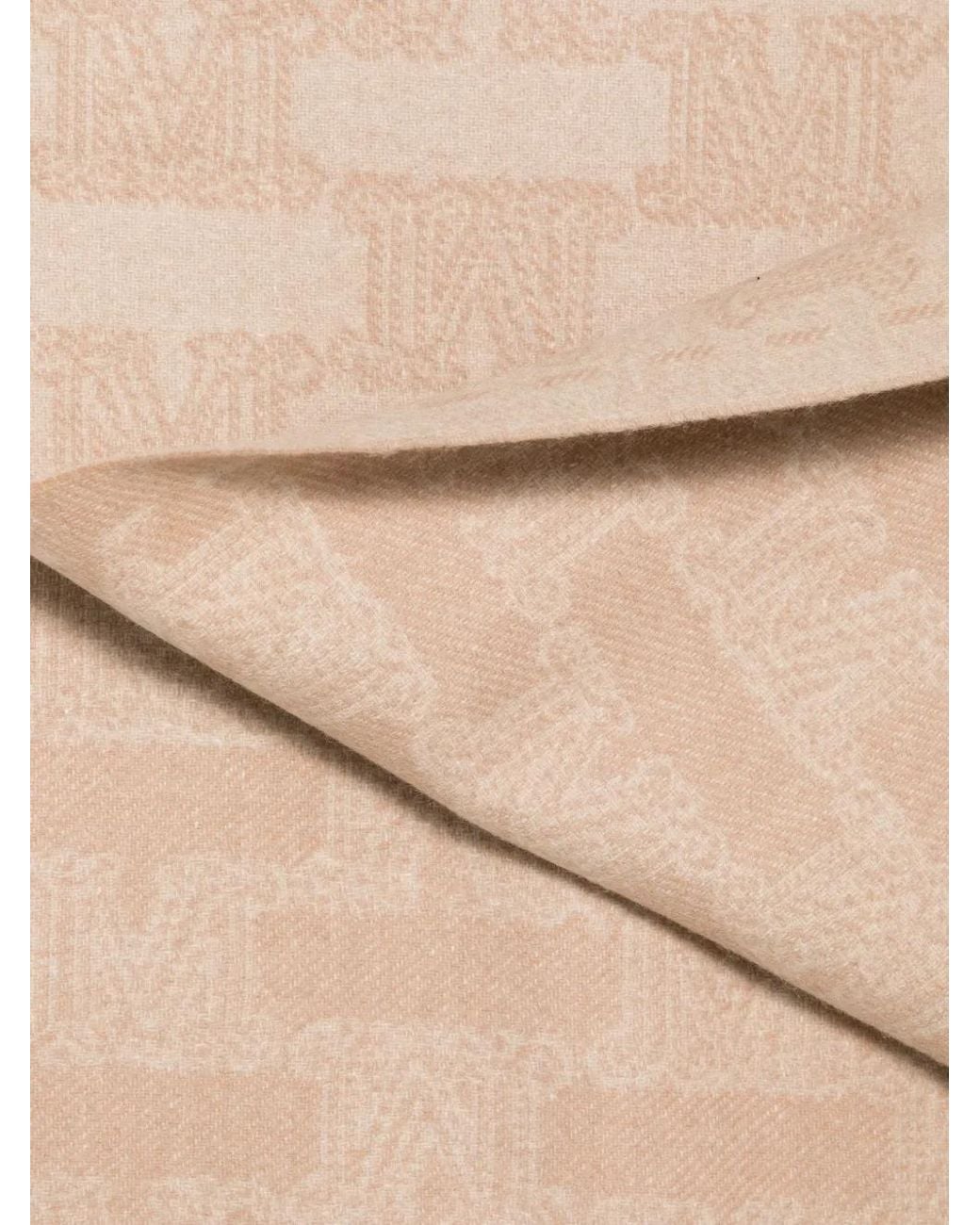 Max Mara Natural Charme Monogram-Pattern Scarf
