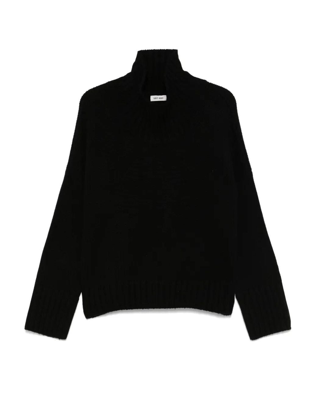 Pull En Cachemire Soft Goat en coloris Black