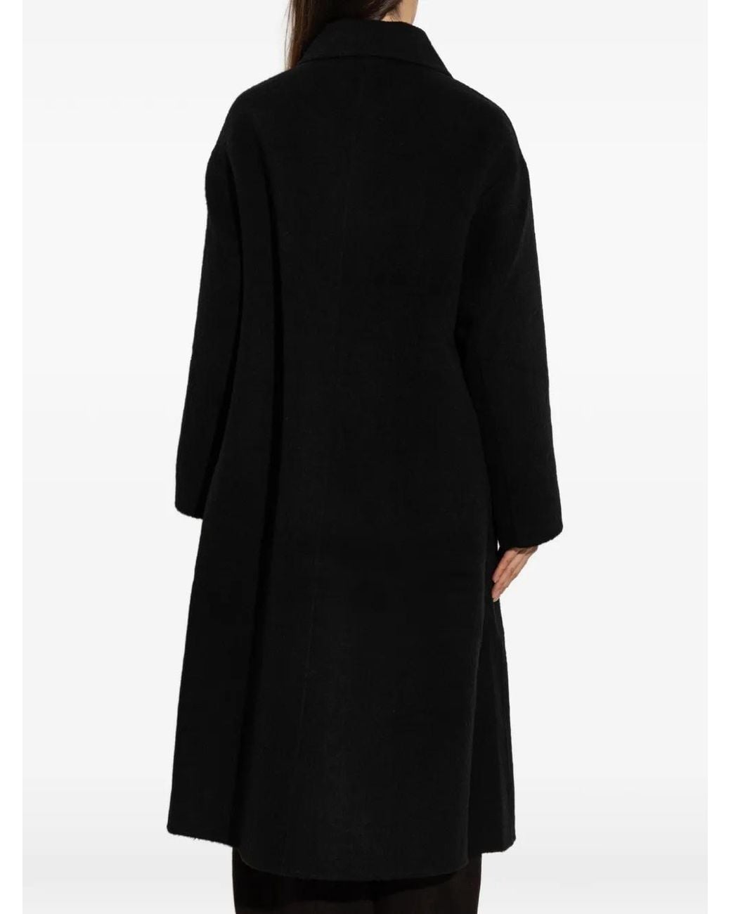 Lisa Yang Black Double-Breasted Coat