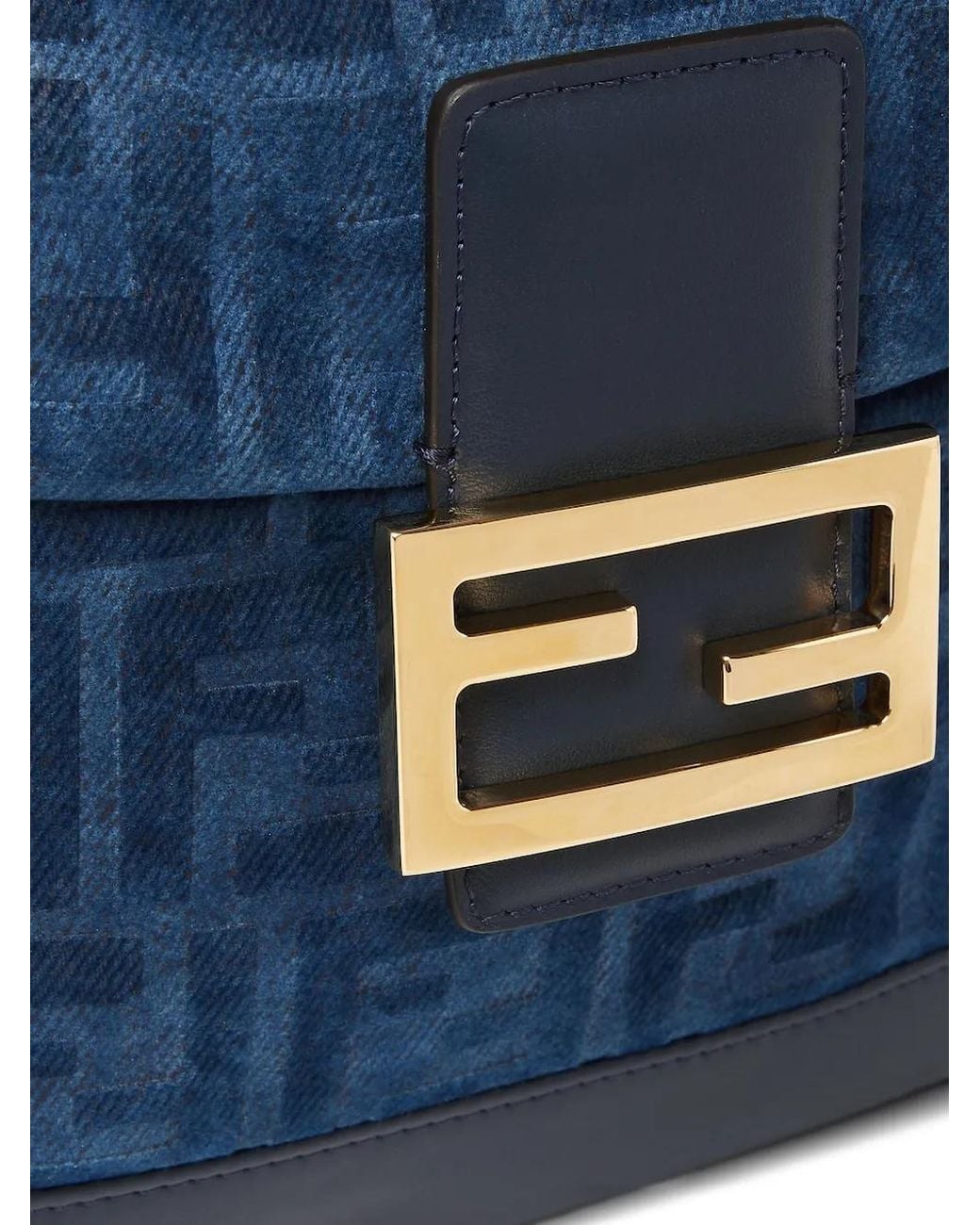 Fendi Rugzak Met Logoplakkaat in het Blue