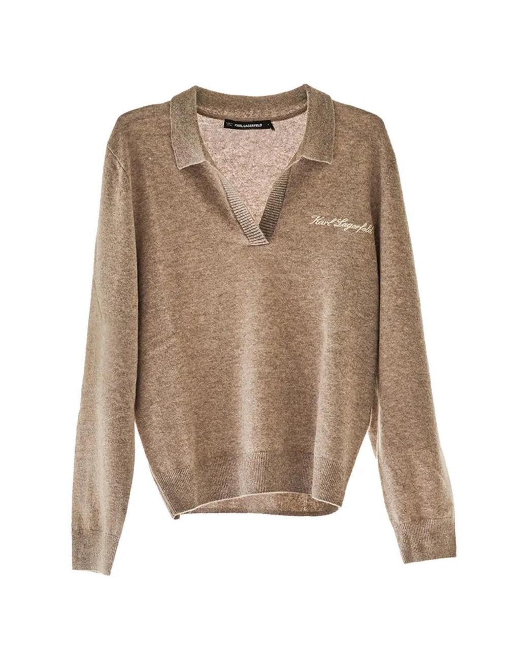 Karl Lagerfeld Natural Hotel Karl Embroidered Sweater