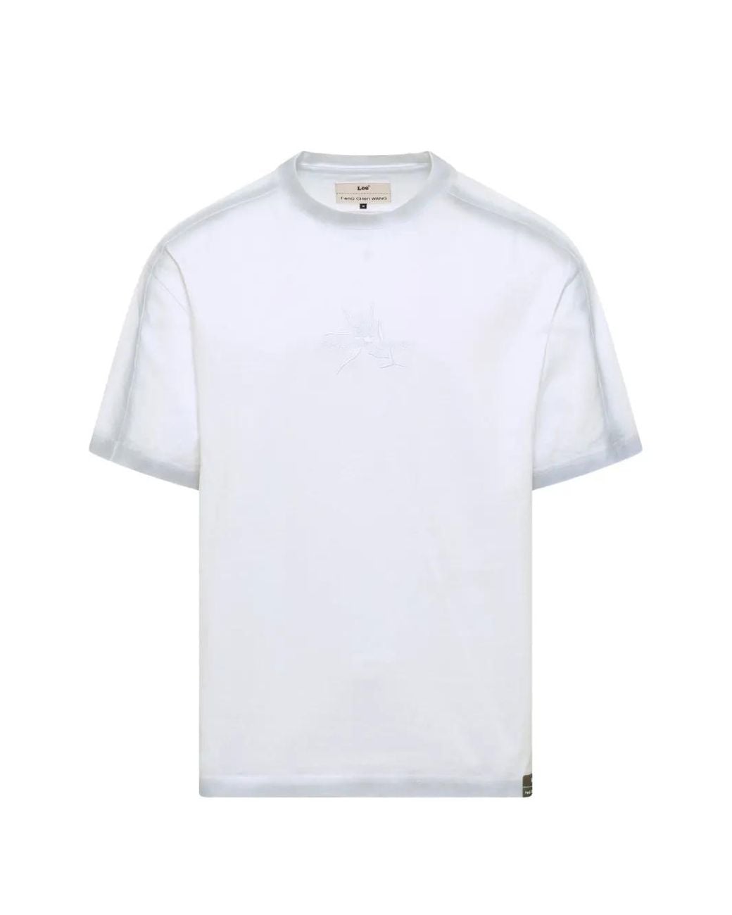 Feng Chen Wang White Logo-Embroidered T-Shirt for men