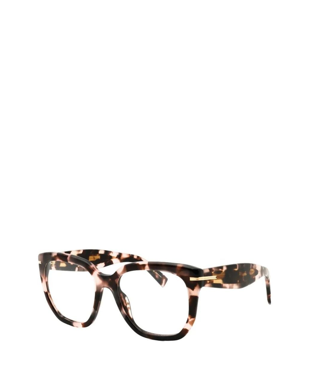Boss Black Tortoiseshell-Pattern Rectangle-Frame Glasses
