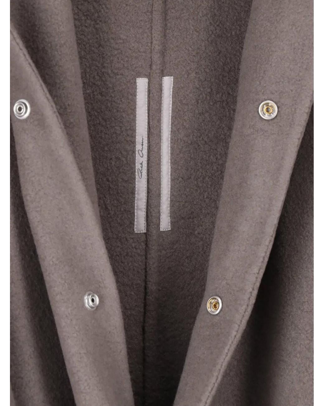 Rick Owens Brown Cashmere Hooded Jacket for men