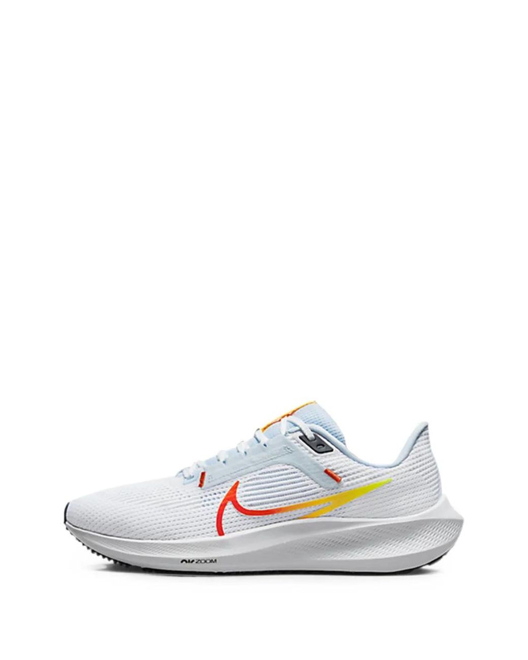 Nike White Pegasus 40 Lace-Up Running Sneakers