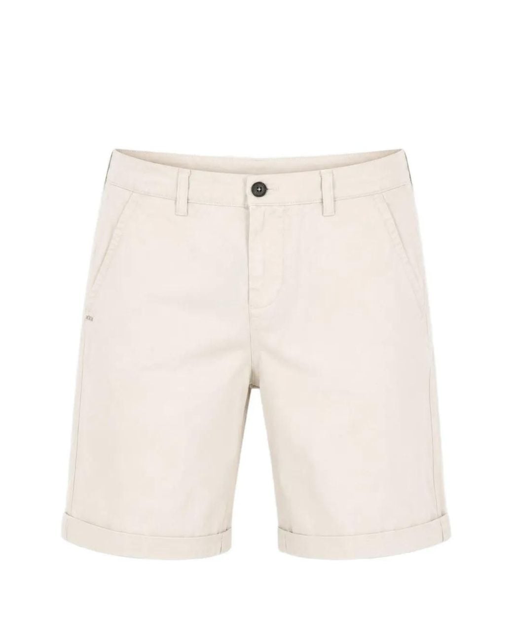 40 Weft Natural Logo-Patch Turn-Up Shorts for men