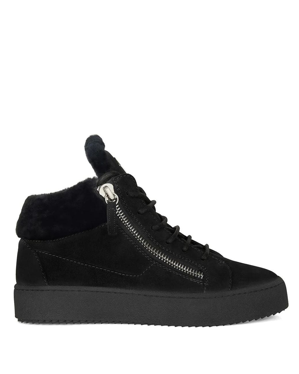 Giuseppe Zanotti Black Kriss Winter Sneakers