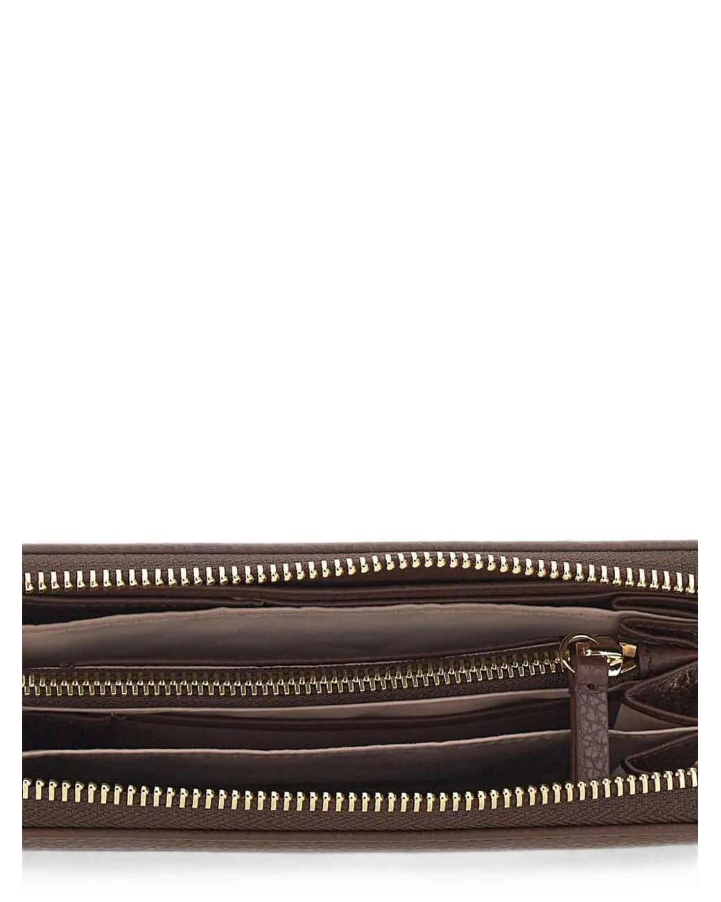Coccinelle Purple Metallic Large Leather Wallet