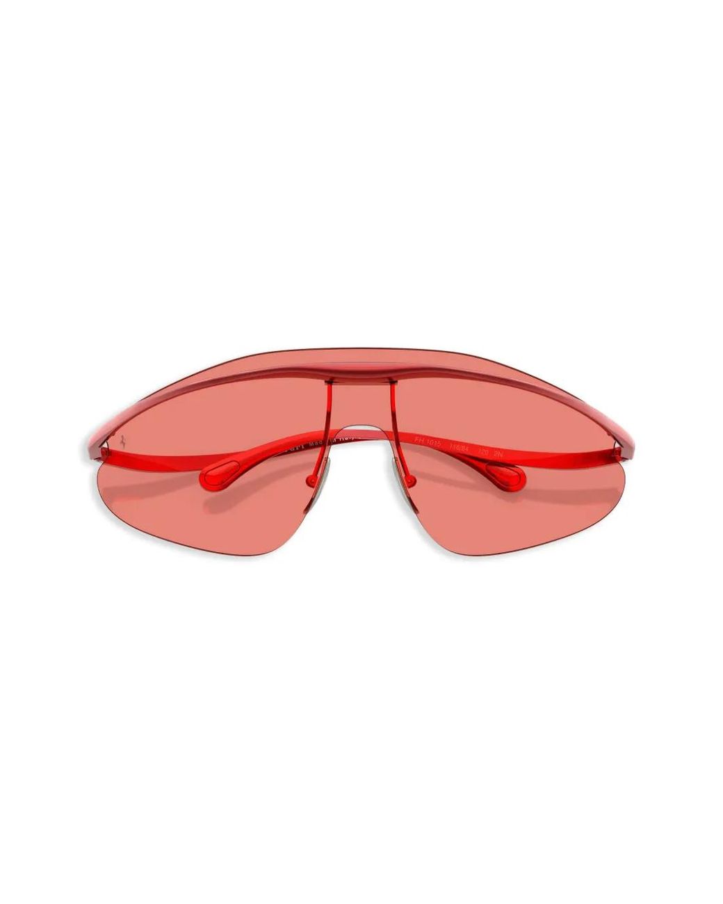 Ferrari Pink Mask-Frame Sunglasses