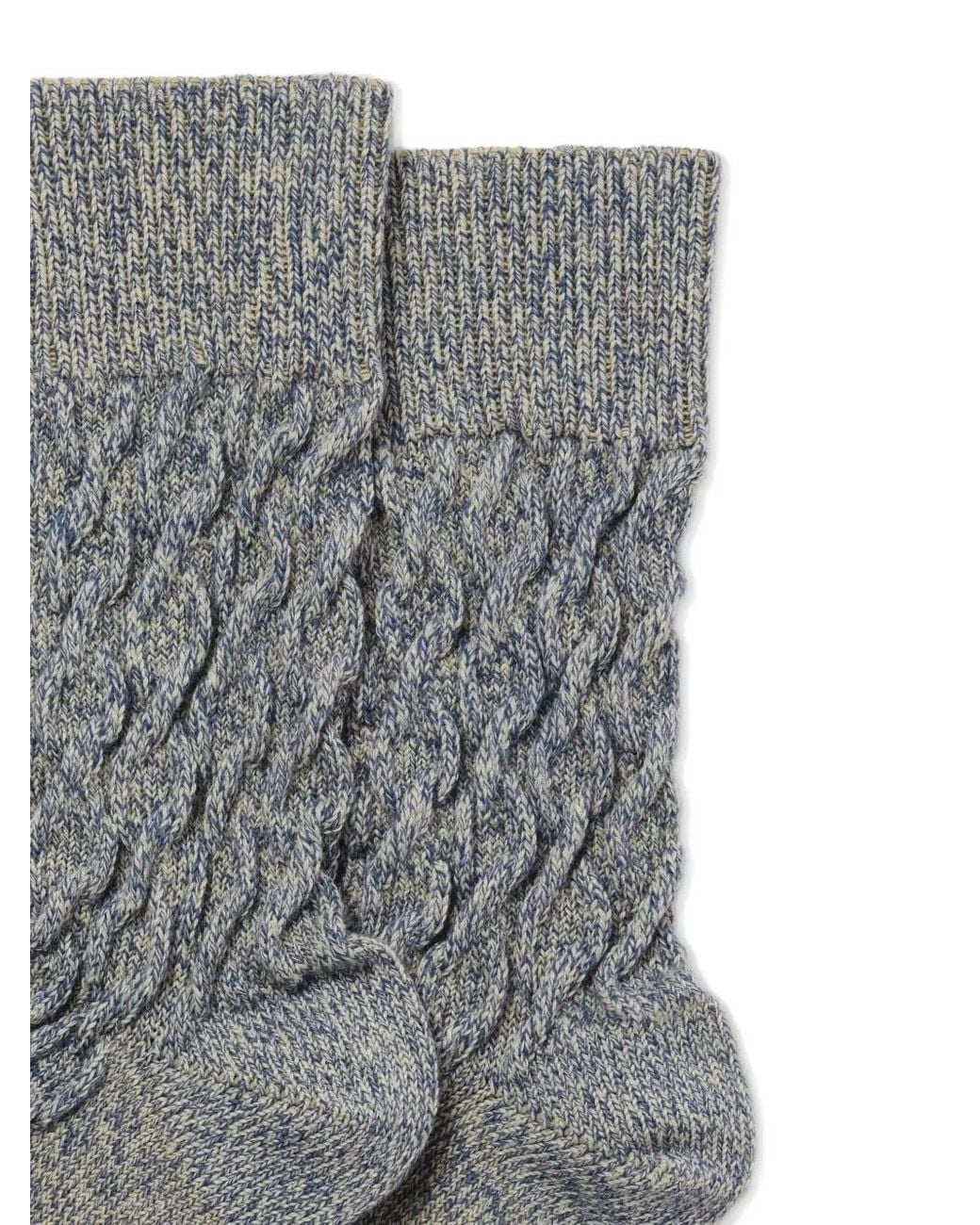 Axel Arigato Gray Cable-Knit Socks