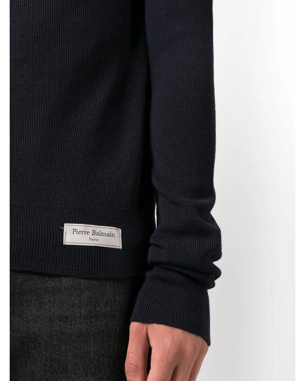 Balmain Blue Knitwear for men