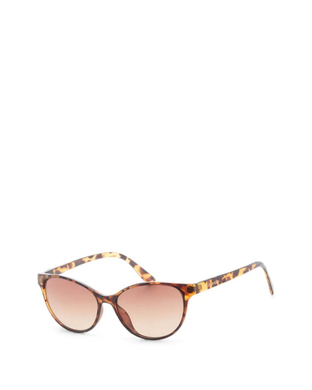 Calvin Klein Pink Tortoiseshell-Effect Cat-Eye Sunglasses