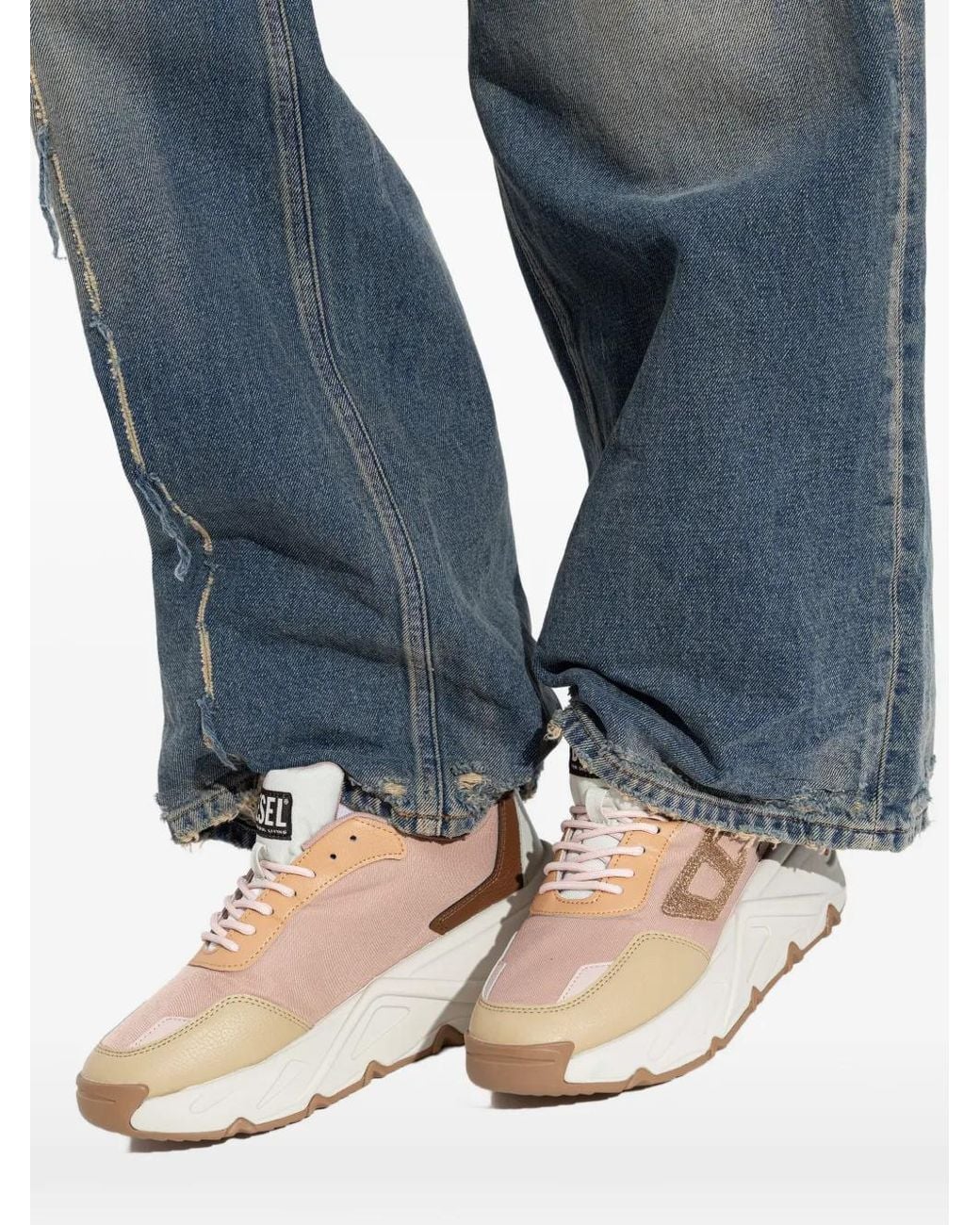 DIESEL Pink 'Tulu S-Savannah' Sports Shoes