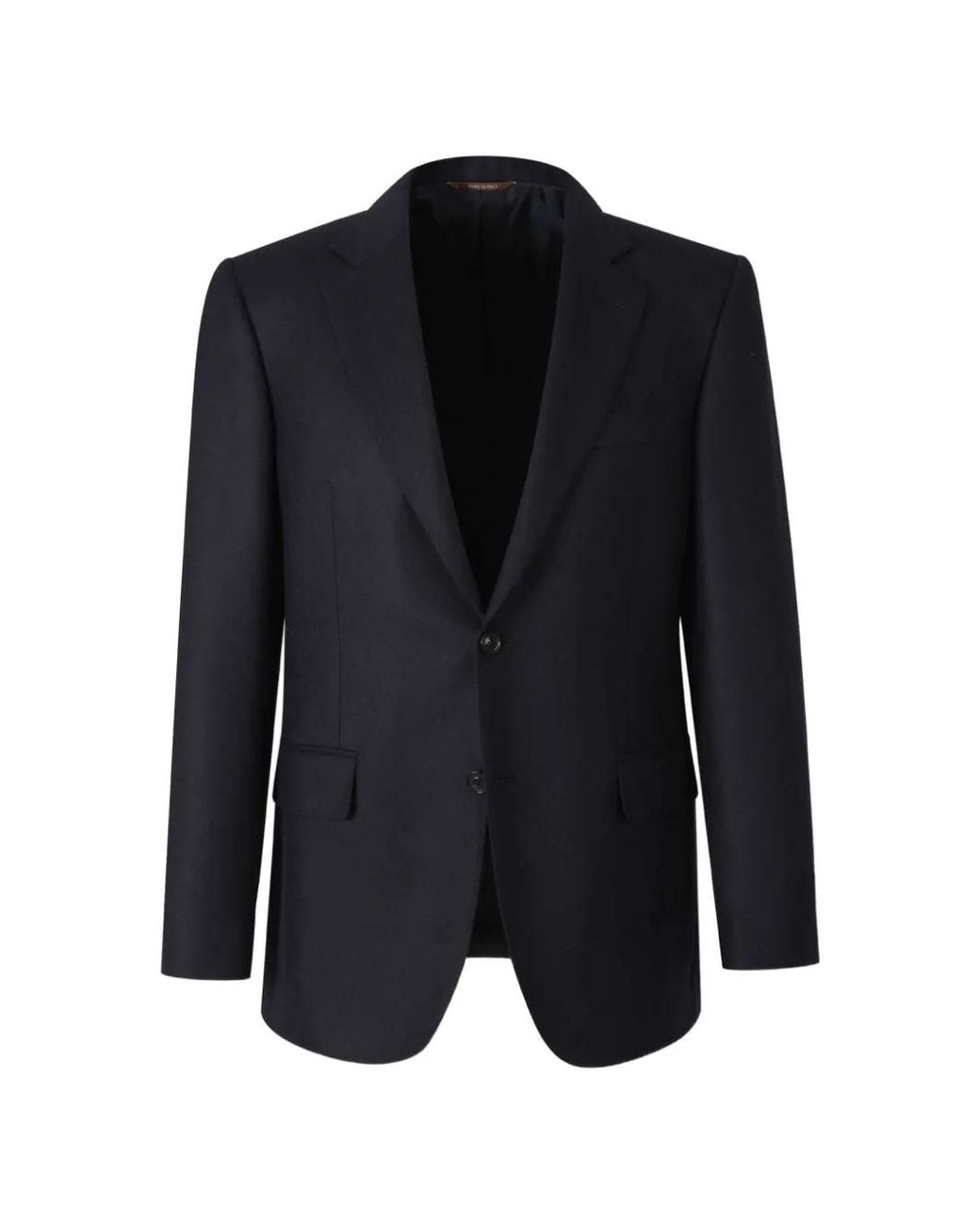 Canali Black Single-Breasted Blazer for men