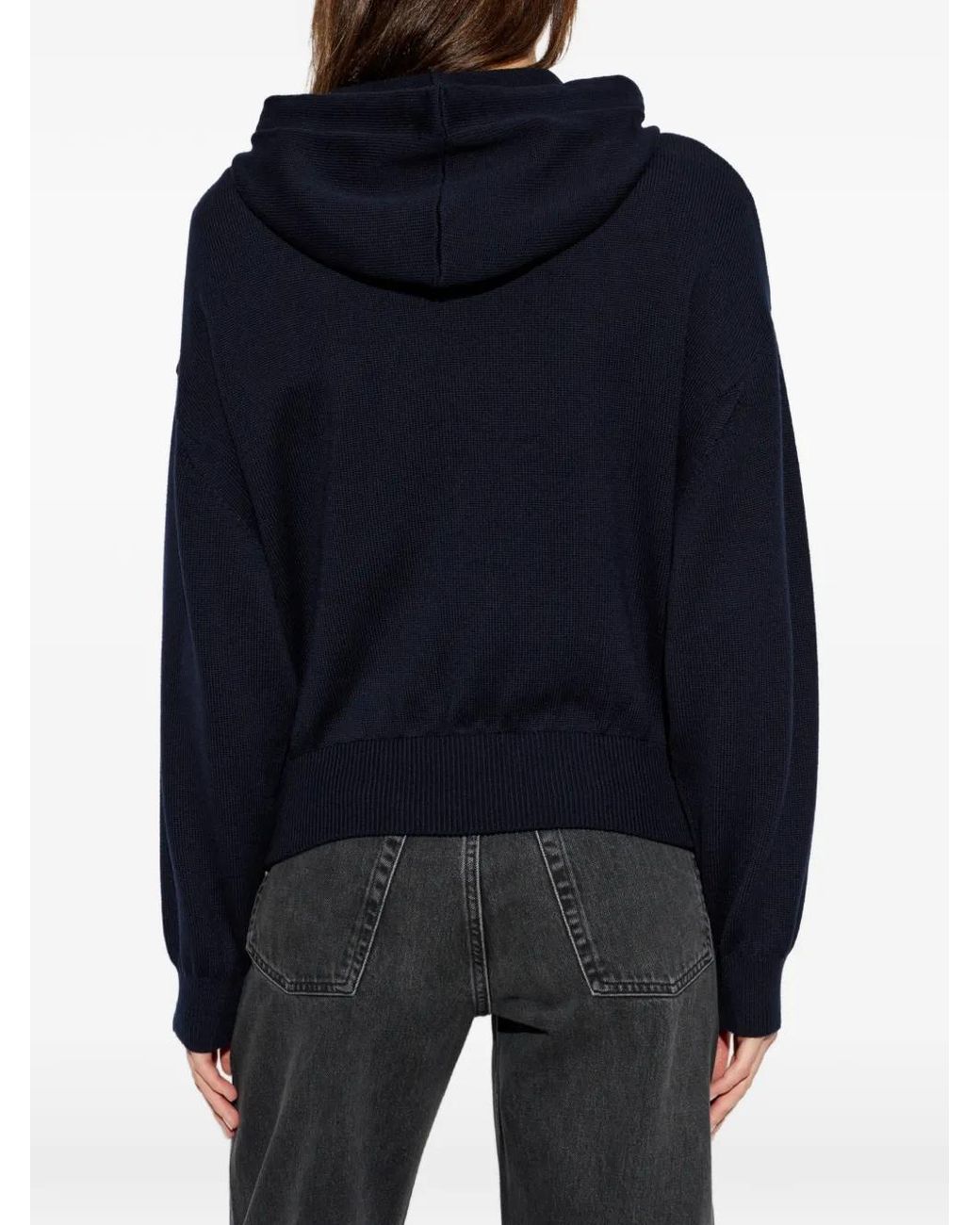 Givenchy Blue Zipped Hoodie