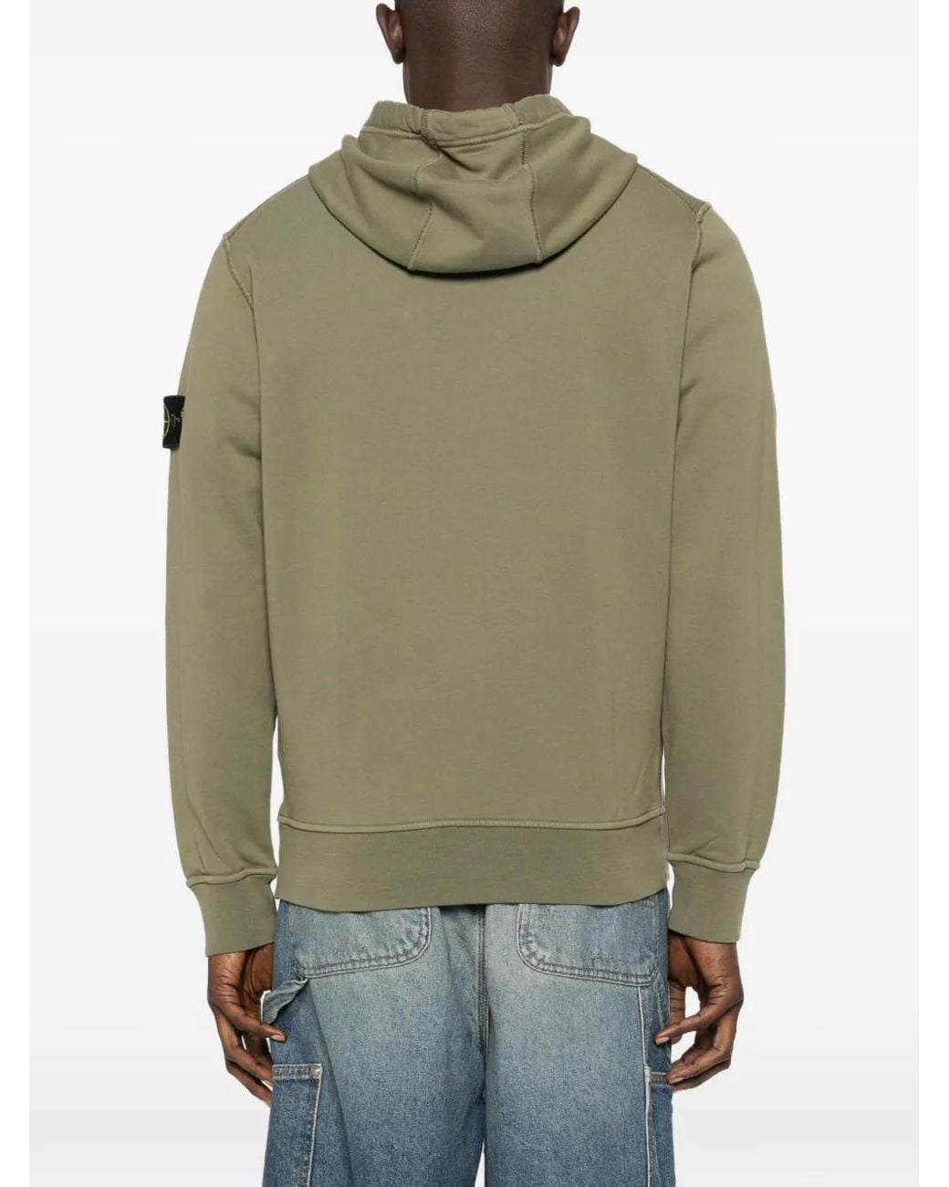 Stone Island Green 6100062 Hooded Sweatshirt for men
