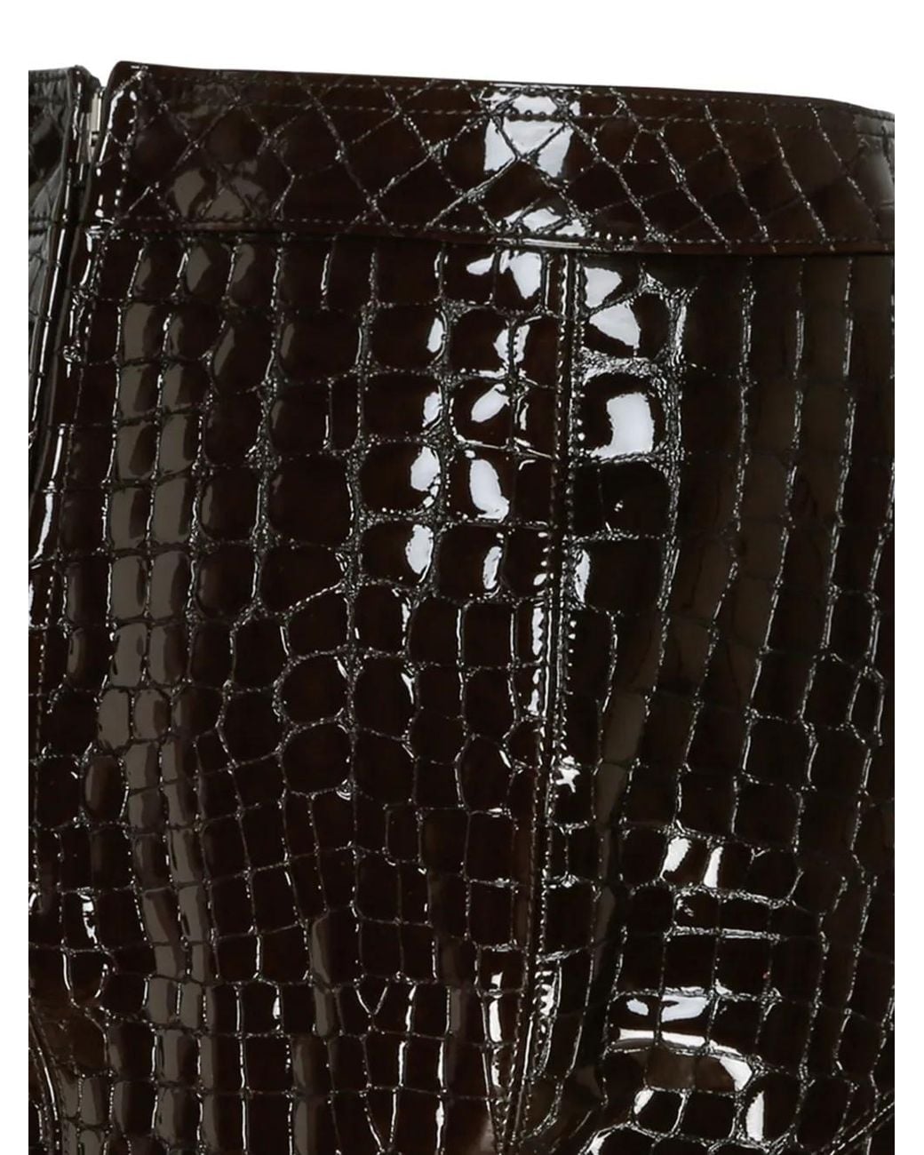 Tom Ford Black Leather Skirt