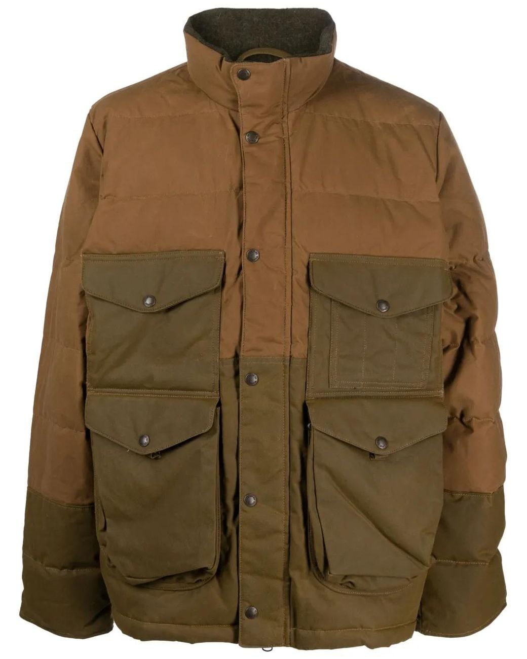 Filson Brown Cruiser Quilted Down Jacket for men